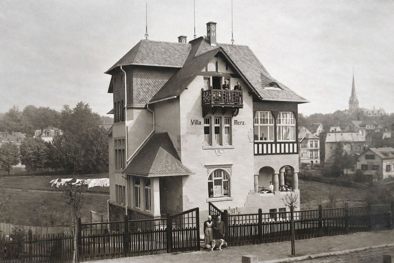 Pension Villa-Merz Bad Elster Aussenansicht